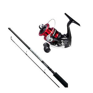 Sienna 2500FG Reel/Catana 6'6" 3/6kg 4pce Rod + Tube