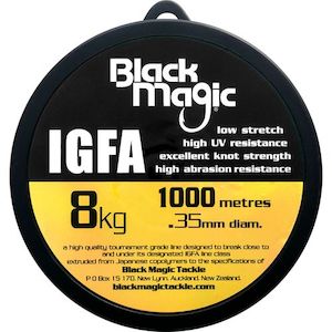 Fishing Line Braid 1: Black Magic IGFA Copolymer Line