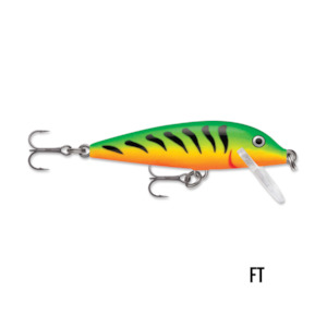 Bibbed Lures: Rapala Countdown Sinking CD-7 Fire Tiger