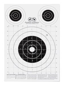 OO A3 Large Paper Target Black & White