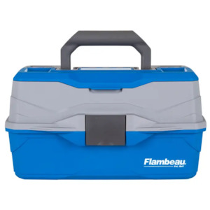 Tackle Boxes Bags: Flambeau Classic Tackle Box 2 Tray Blue