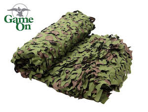 Gamebird Hunting: Game On Woodland Camo Net 2.4m x 3m