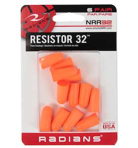 Radians Foam Ear Plugs 6pck