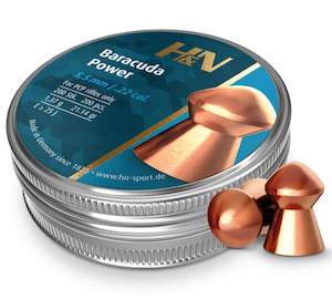 Ammunition Pellets: .22 H&N Baracuda Power Pellets