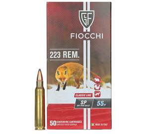Ammunition Centrefire 1: Fiocchi 223 REM 55gr PSP 50rnds