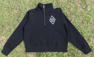 Frontpage: Women's Half Zip Crew | Black