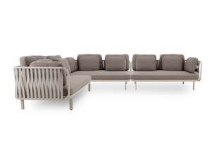 Modular outdoor sofa: TOM modular sofa