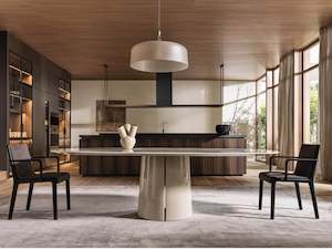 Mateo oval dining table