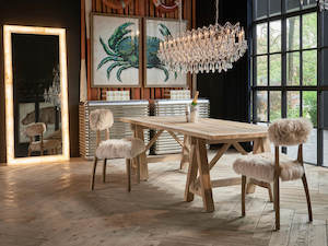 Timothy Oulton 2024 Collection: A-frame dining table