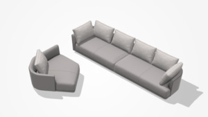 Molteni C: Cleo Modular 3 pce Sofa - Clearance item