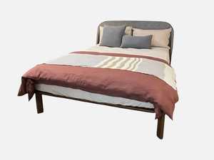 Otway Queen Bed in Epernay Gravel