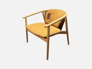 Otway Lounge Chair in Belize Gold Boucle