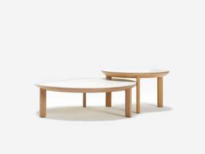 Otway Round Coffee Tables Porcelain
