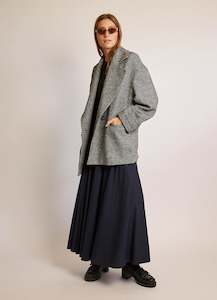 Coats Made To Order: Already There Jacket - Wool Speckle Coating