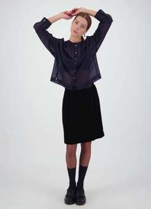 Bottoms: Passion Must Play Skirt - Chocolate Velvet