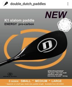 Products: Double Dutch slalom paddles $600-800 - Day Two
