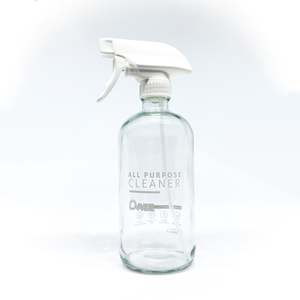 Reusable Glass Bottle with Trigger Sprayer