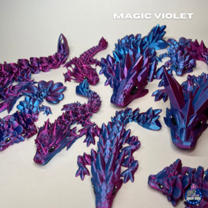 Magic Dragons: Magic Violet - 3D Printed Dragons