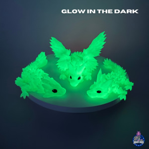 Glow in the Dark - 3D Printed Dragons