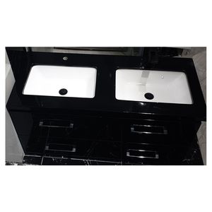 Products: WALL HUNG VANITY 1200 BLACK “SPECIAL” – Discount Building Supplies Ltd