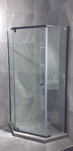 Products: Black Shower Diamond 1000 1000, Swing Door, 8mm – Discount Building Supplies Ltd