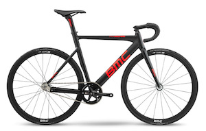 Road Bikes: BMC TRACKMACHINE AL ONE BLACK/RED/CARBON