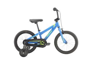 Kids Bikes: Matts J16 boys 8" DARK BLUE (YELLOW/BLUE)