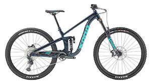 Full Suspension Mountain Bikes: KONA PROCESS X BLUE