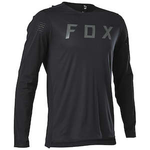 Mens Clothing: FOX FLEXAIR PRO LS JERSEY BLACK