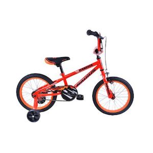 12 Bikes: 22 DINOSAUR 16 - RED/BLACK/ORANGE