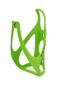 Bottle Cages: Cube Bottle cage classic green'n'black