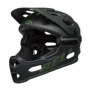 Bell Super 3R Solid Matte Green M
