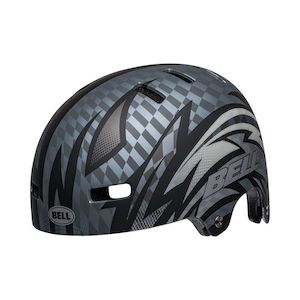 Urban Helmets: Bell Local Mt Blk/Gy Psycho M