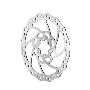 Brakes: TEKTRO DISC ROTOR 2.3MM THICK 203MM 6-BOLT WAVE TYPE (TR203-17)