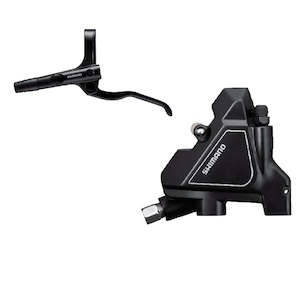 Brakes: BR-UR300 REAR DISC BRAKE ALTUS BL-MT200 L/H LEVER FLAT MOUNT