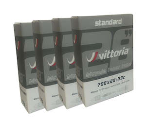 Tubes: VITT Tube Standard 700x20/28c Presta RVC 48mm 4pk