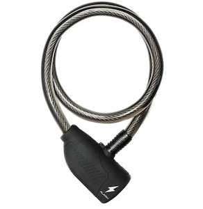ULAC Lock The Bee Go 110 Decibel Alarm Cable Lock Key 12mm x 70cm Black