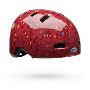 Bell: Bell Helmet Lil Ripper Child Planets Gloss Dark Red
