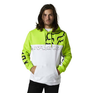 Wc24 Fox: FOX SKEW PULLOVER FLEECE HOODY [FLO YELLOW]