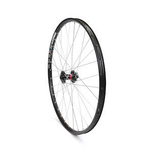 OnTrack WHEEL 27.5" FRONT15x100mm THRU-AXLE 6BOLT MD23 DISC BLK NOVATEC