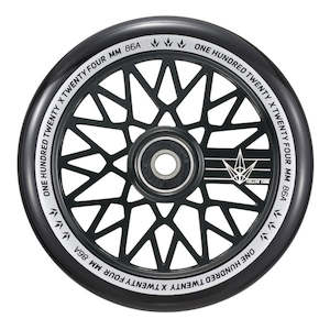 Scooter Parts: 120MM WHEEL HOLLOWCORE DIAMOND - BLACK