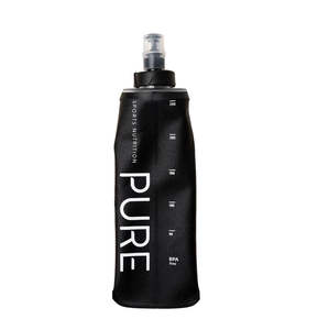 Bottles Cages: PURE - 250ml SOFT BOTTLE - BLACK