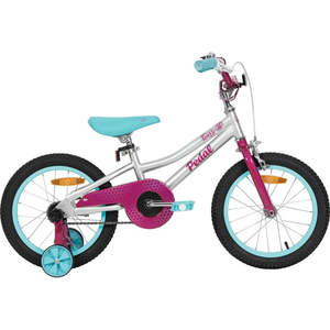 Kids Bikes: PEDAL BUZZ 16 - STEEL PINK BLUE