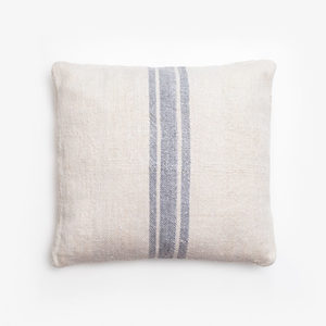 Products: French Sacking, White with Blue Stripes