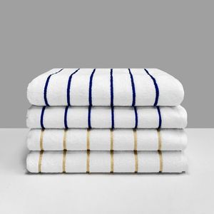 Bath: Pinstripe Pool Towels