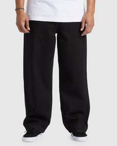 Mens Jeans: Mens Worker Baggy RBT Denim Pants