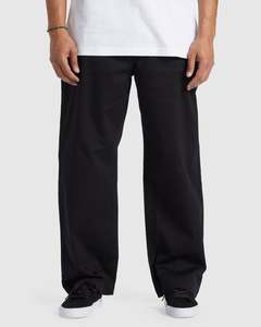 Mens Worker Baggy Chino Pants