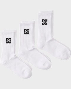 Mens DC 3-Pack Crew Socks