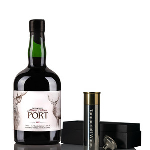 Shotgun Shell Hip Flask & 750ml Ruby Port Tannacrieff