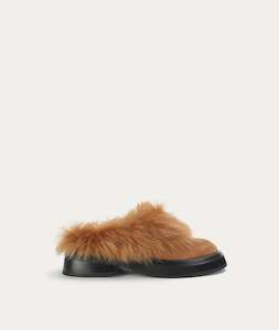 Sale: Apollo Mule - Gingerbread Suede